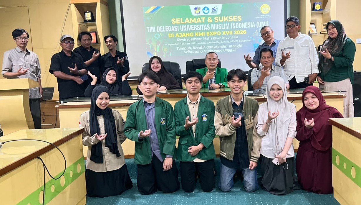 Siap Berkompetisi, UMI Lepas Dua Tim Delegasi Mahasiswa Menuju KMI Expo XVII 2026 di Universitas Jenderal Soedirman