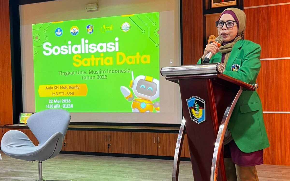 Sosialisasi SATRIA DATA (Statistika Ria dan Festival Sains Data) Tingkat Universitas Muslim Indonesia
